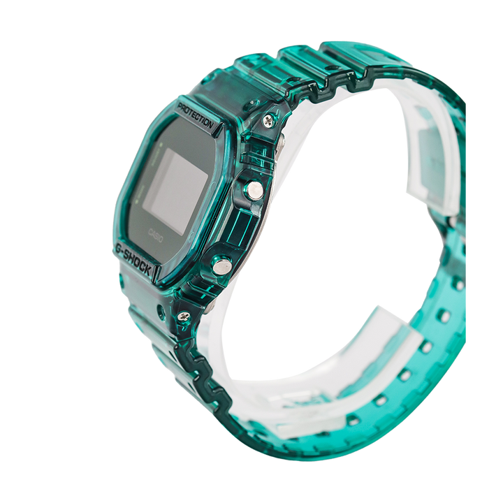 Jam Tangan Casio G-Shock DW-5600SB-3D Men Digital Dial Green Resin Band