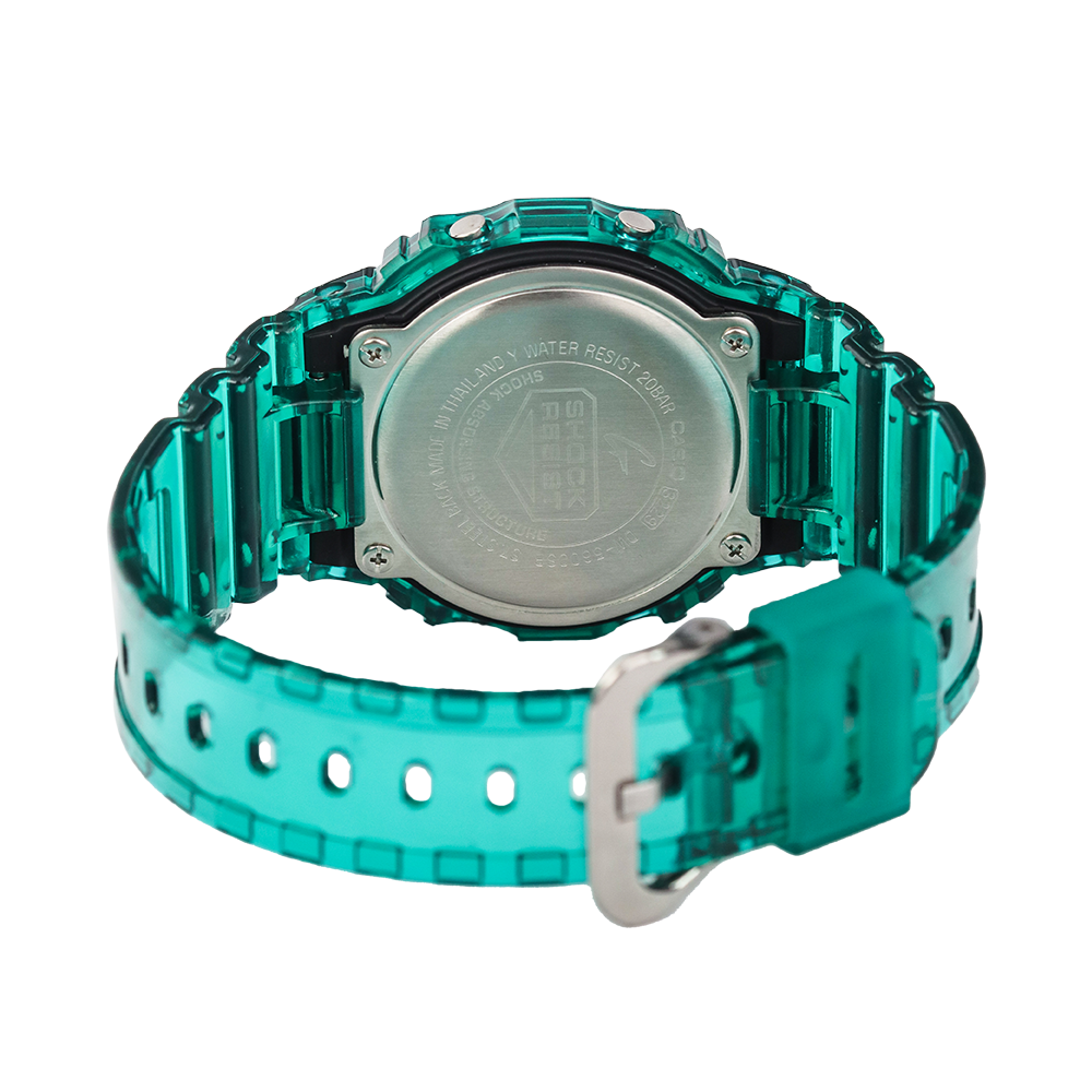 Jam Tangan Casio G-Shock DW-5600SB-3D Men Digital Dial Green Resin Band