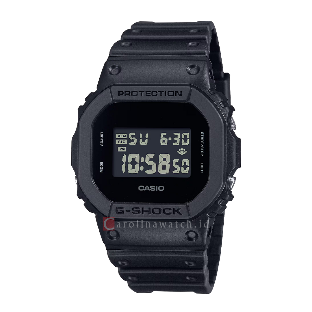 Jam Tangan Casio G-Shock DW-5600UBB-1D Men Digital Dial Black Resin Band