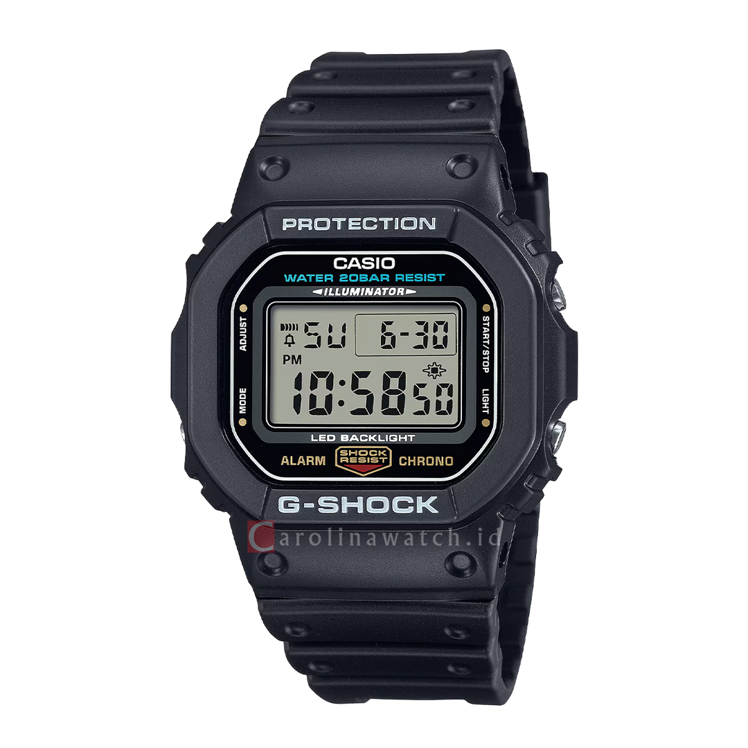 Jam Tangan Casio G-Shock DW-5600UE-1D Men Digital Dial Black Resin Band