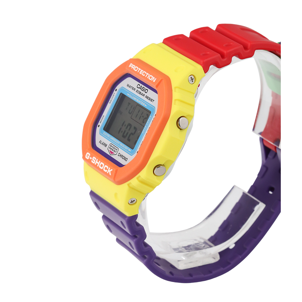 Jam Tangan CASIO G SHOCK DW-5610DN-9D Men Digital Dial Multi Color Rubber Band