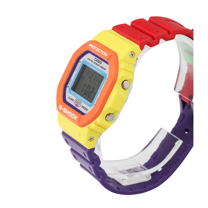 Jam Tangan CASIO G SHOCK DW-5610DN-9D Men Digital Dial Multi Color Rubber Band