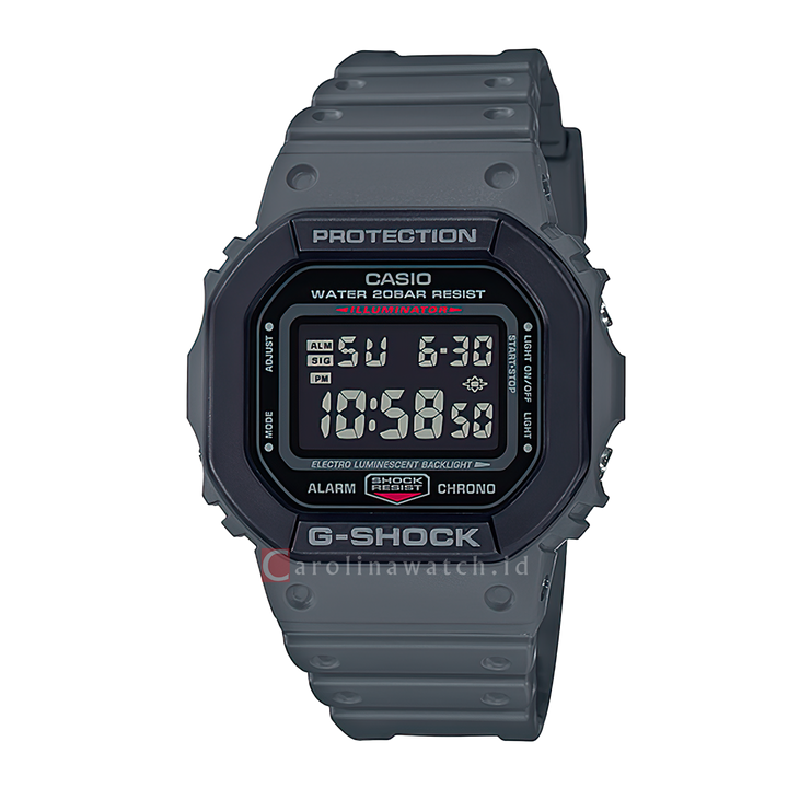 Jam Tangan CASIO G SHOCK DW-5610SU-8D Digital Dial Black Resin Band