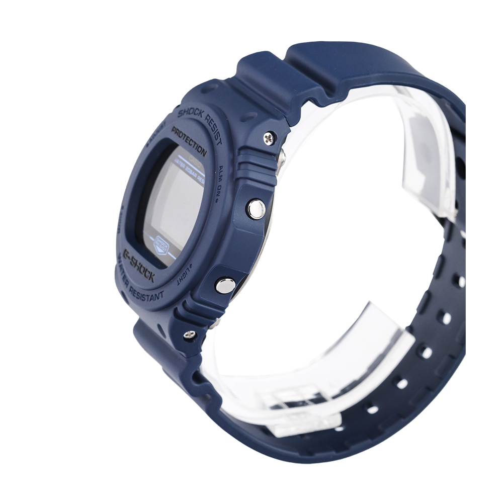 Jam Tangan Casio G-Shock DW-5700BBM-2D Men Digital Dial Blue Navy Resin Band
