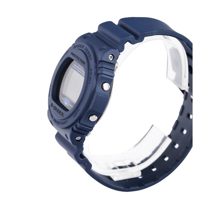 Jam Tangan Casio G-Shock DW-5700BBM-2D Men Digital Dial Blue Navy Resin Band