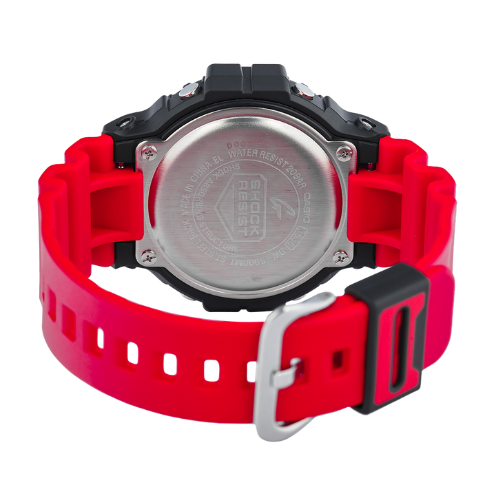 Jam Tangan Casio G-Shock DW-5900MT-1A4 Men Digital Dial Red Resin Band