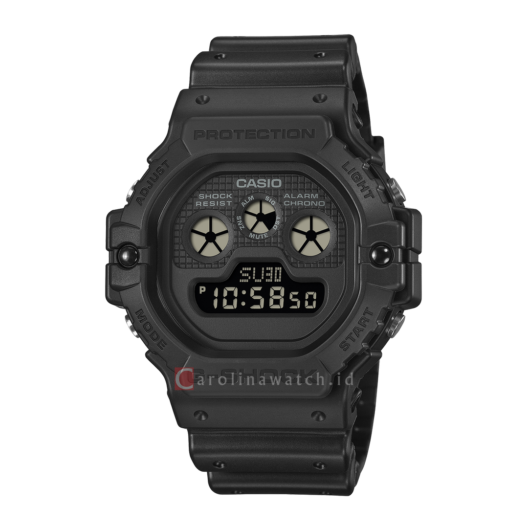 Jam Tangan Casio G-Shock DW-5900UBB-1D Men Digital Dial Black Resin Band