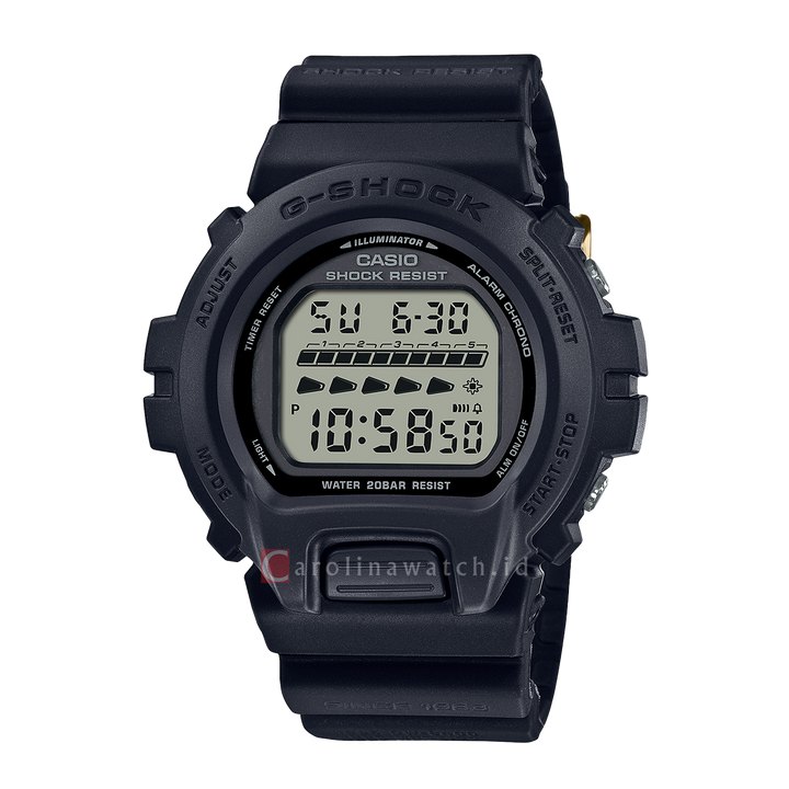 Jam Tangan Casio G-Shock DW-6640RE-1D Men 40th Anniversary REMASTER BLACK Digital Dial Black Resin Band Limited Edition