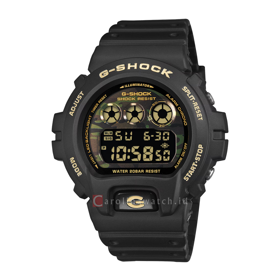Jam Tangan CASIO G-SHOCK DW-6900CF-1D Men Digital Dial Black Resin Band