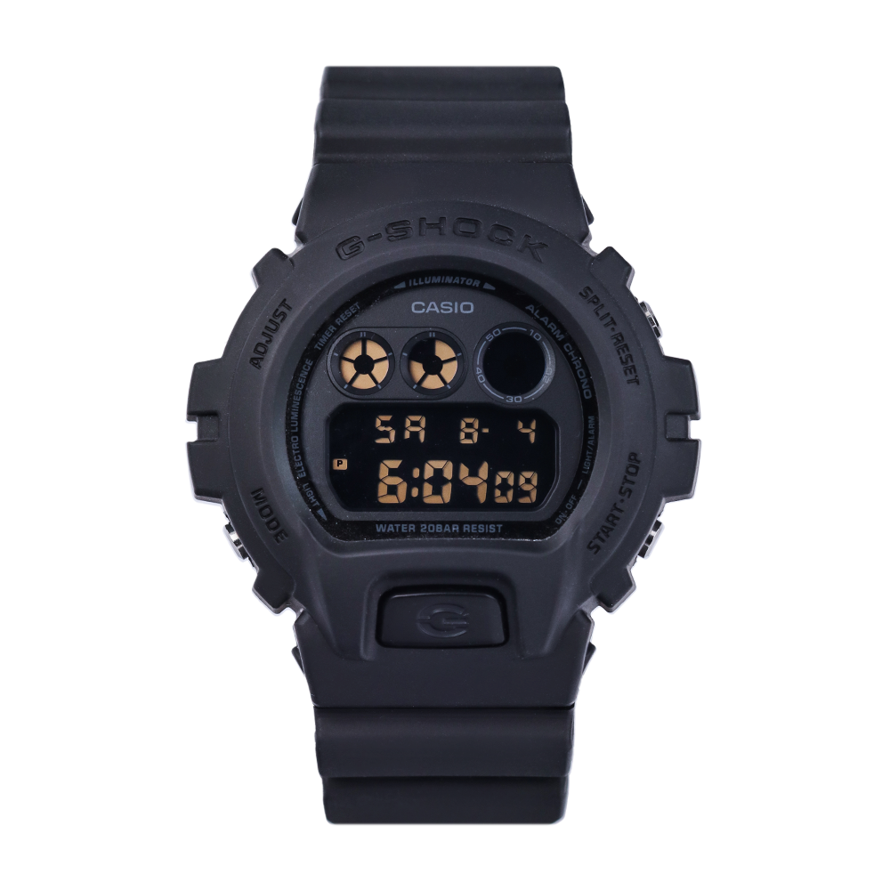 Jam Tangan Casio G-Shock DW-6900LU-1D Men Digital Dial Black Resin Band