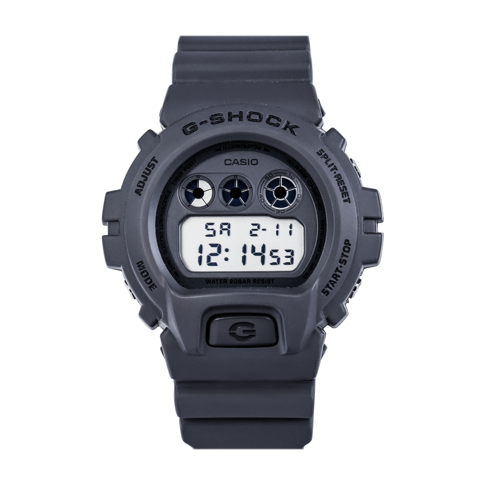 Jam Tangan Casio G-Shock DW-6900LU-8D Men Digital Dial Grey Resin Band