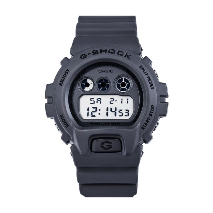 Jam Tangan Casio G-Shock DW-6900LU-8D Men Digital Dial Grey Resin Band