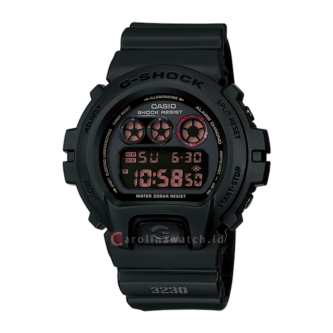 Jam Tangan CASIO G SHOCK DW-6900MS-1D Men Digital Dial Black Resin Band