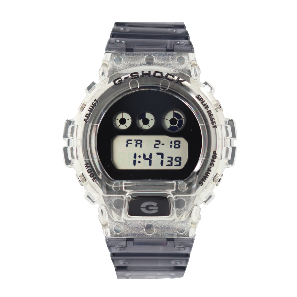 Jam Tangan Casio G-Shock DW-6900SK-1D Men Special Color Models Grey Digital Dial Grey Resin Band