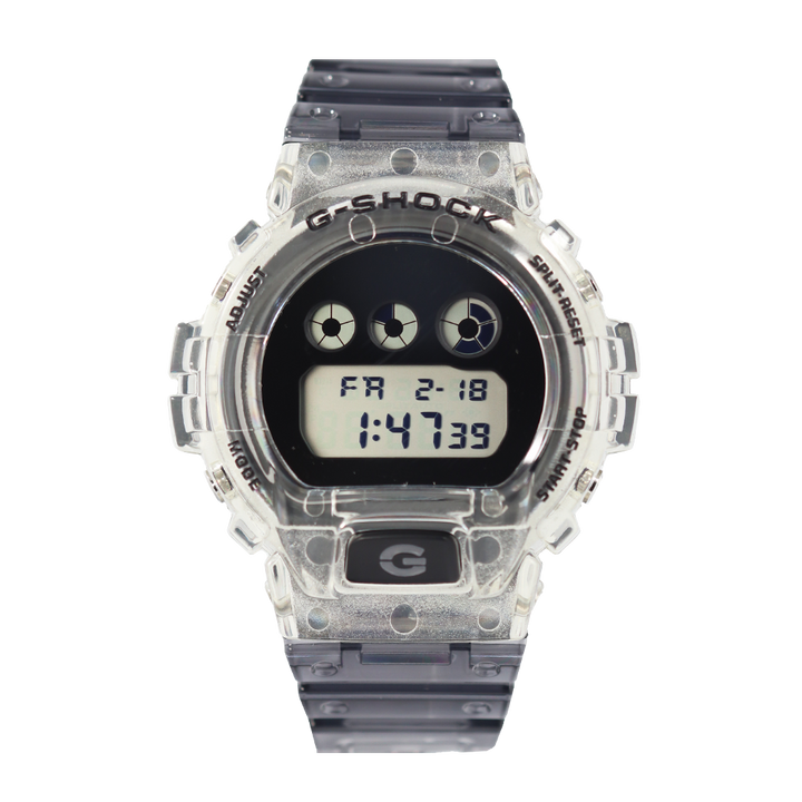 Jam Tangan Casio G-Shock DW-6900SK-1D Men Special Color Models Grey Digital Dial Grey Resin Band