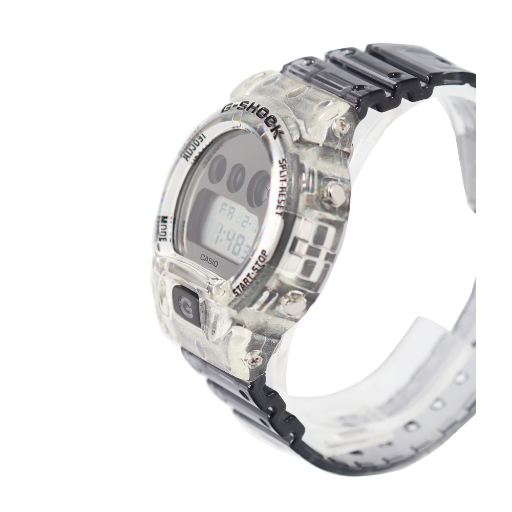 Jam Tangan Casio G-Shock DW-6900SK-1D Men Special Color Models Grey Digital Dial Grey Resin Band