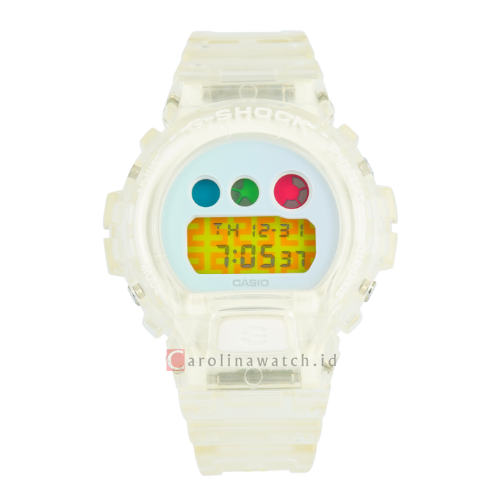 Jam Tangan Casio G-Shock DW-6900SP-7D Men The White Commemorative 25th Anniversary Model