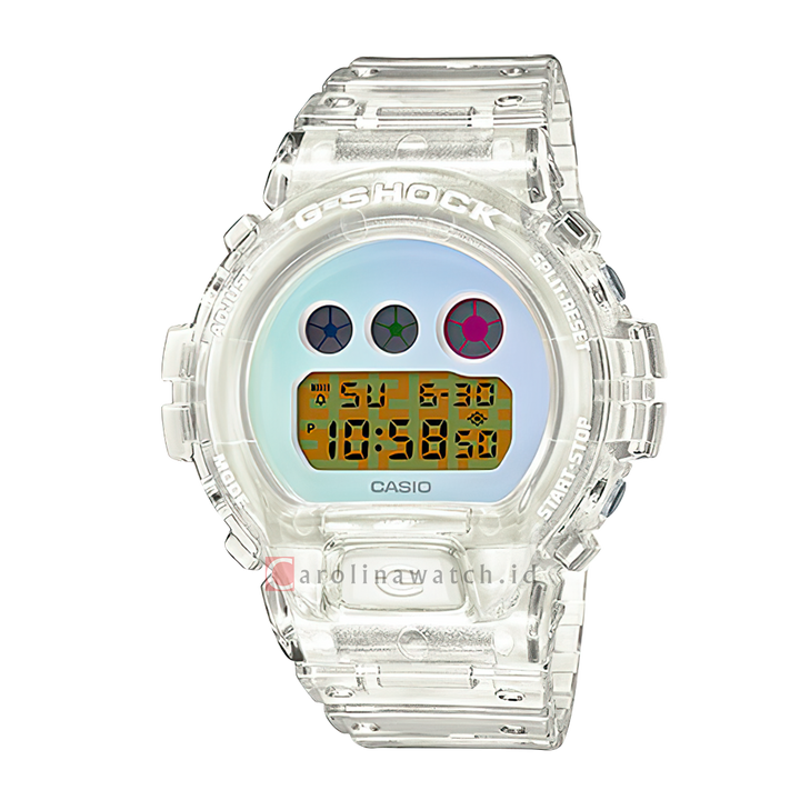 Jam Tangan Casio G-Shock DW-6900SP-7D Men The White Commemorative 25th Anniversary Model