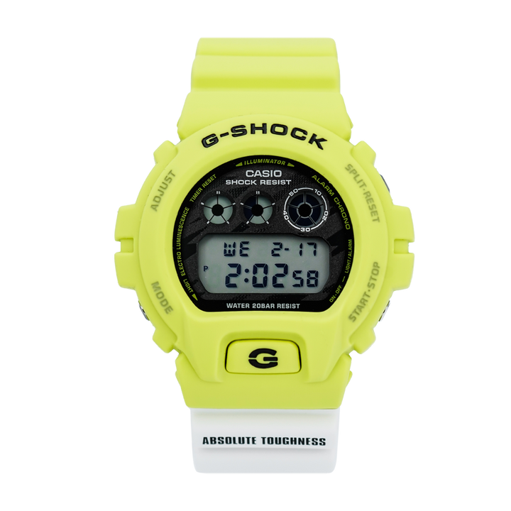 Jam Tangan CASIO G-SHOCK Special Color Series DW-6900TGA-9D Men Digital Dial Dual Color Resin Band