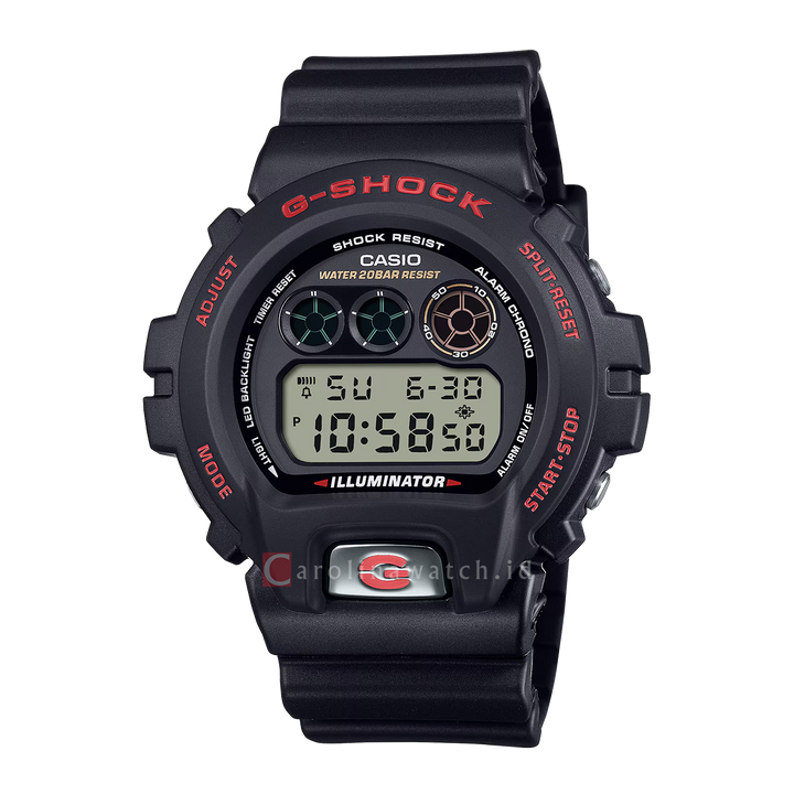 Jam Tangan CASIO G-SHOCK 6900 LINE 30TH ANNIVERSARY MODEL DW-6900TR-1D Men Digital Dial Black Resin Band