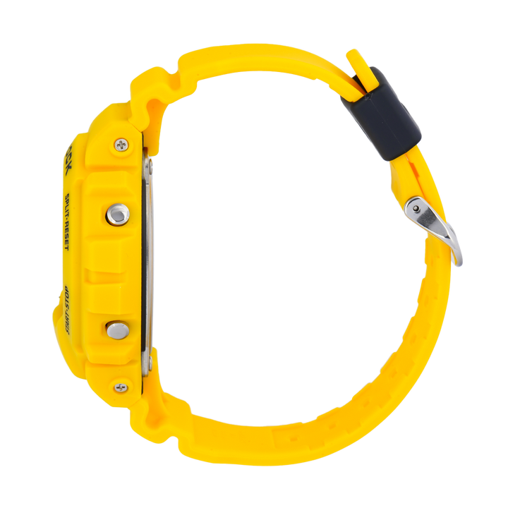 Jam Tangan CASIO G-SHOCK 6900 LINE 30TH ANNIVERSARY MODEL DW-6900TR-9D Men Digital Dial Yellow Resin Band