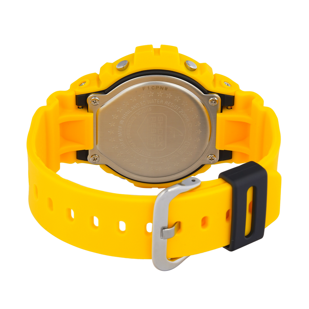 Jam Tangan CASIO G-SHOCK 6900 LINE 30TH ANNIVERSARY MODEL DW-6900TR-9D Men Digital Dial Yellow Resin Band