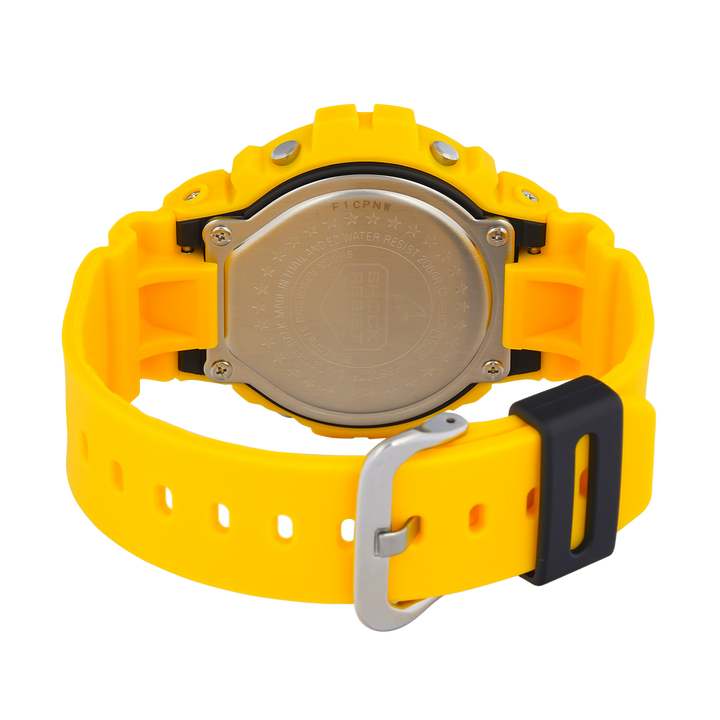 Jam Tangan CASIO G-SHOCK 6900 LINE 30TH ANNIVERSARY MODEL DW-6900TR-9D Men Digital Dial Yellow Resin Band