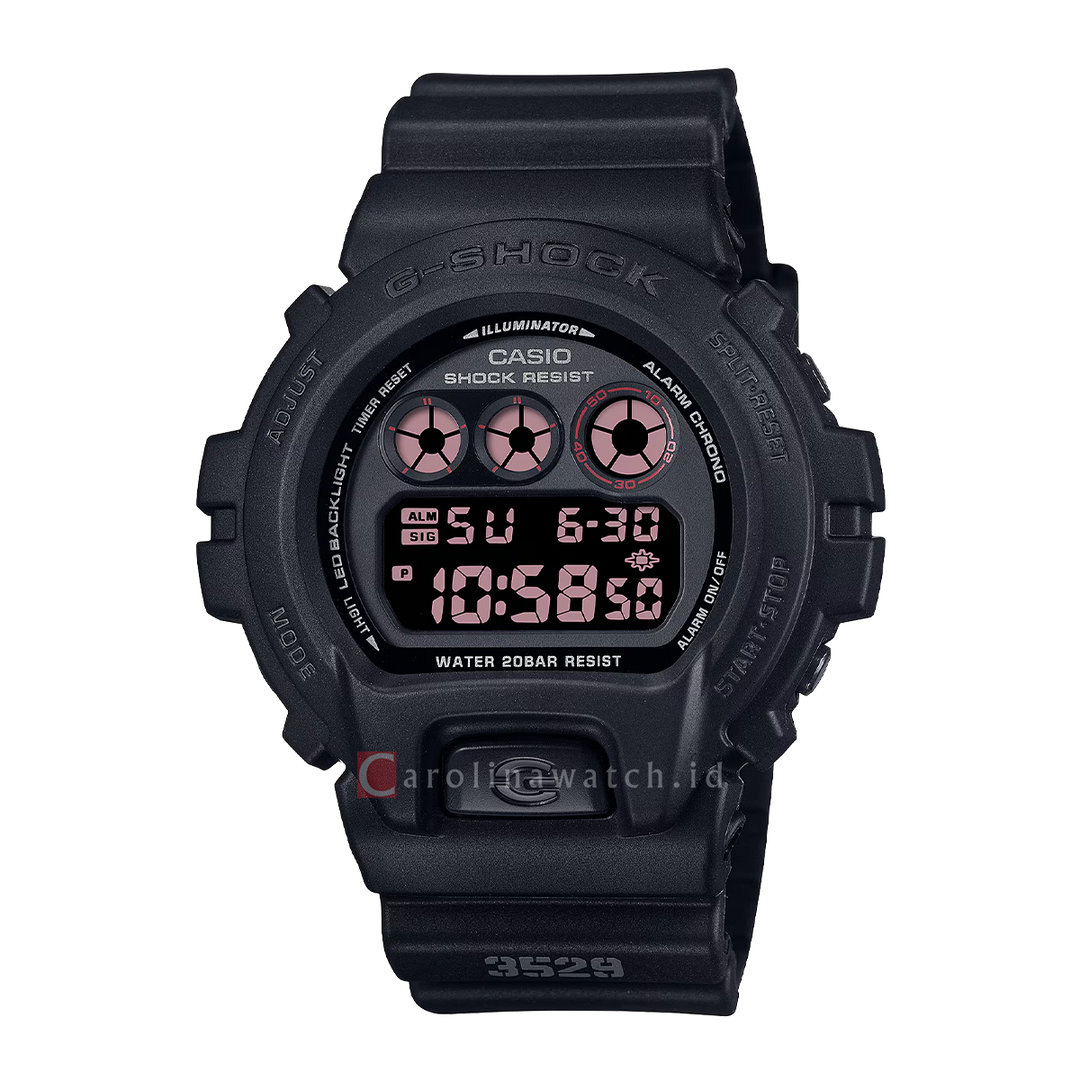 Jam Tangan Casio G-Shock DW-6900UMS-1D Men Digital Dial Black Resin Band