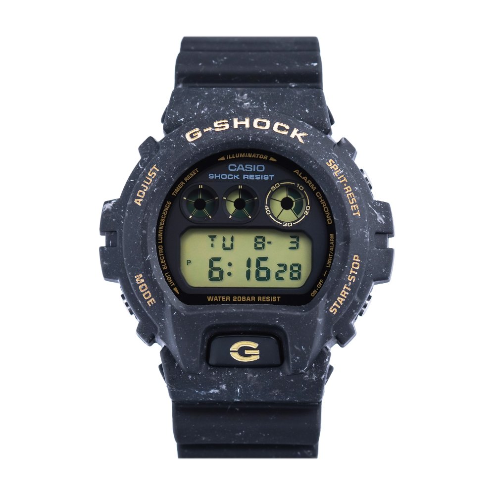 Jam Tangan Casio G-Shock DW-6900WS-1D Summer Seascape Men Digital Dial Black Resin Band