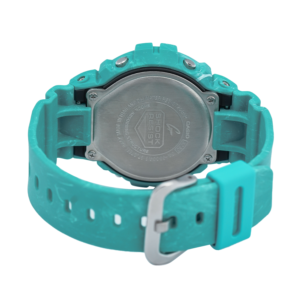 Jam Tangan Casio G-Shock DW-6900WS-2D Summer Seascape Men Digital Dial Green Resin Band