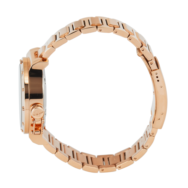 Jam Tangan  Expedition Exp Multifunction E 6381 BFBRGBO1 Women Brown Dial Rose Gold Stainless Steel Strap