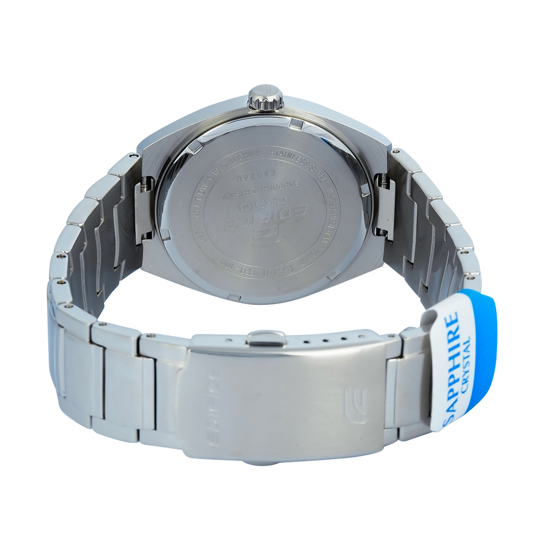 Jam Tangan Casio Edifice EFB-109D-7A Men Silver Dial Stainless Steel Band
