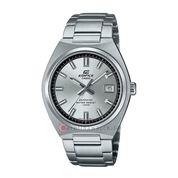 Jam Tangan Casio Edifice EFB-109D-7A Men Silver Dial Stainless Steel Band