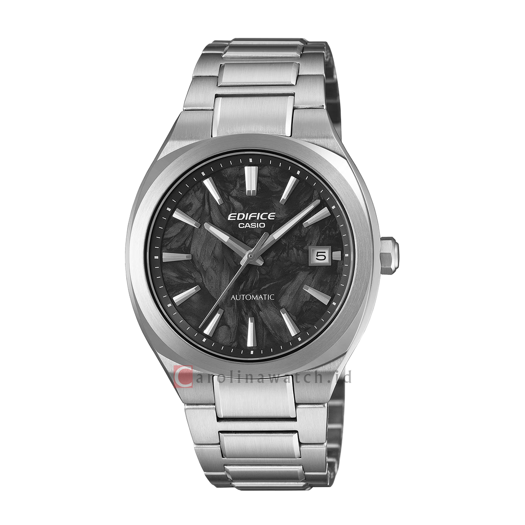 Jam Tangan Casio Edifice EFK-200CD-1A Men Forged carbon Dial Solid stainless steel Band