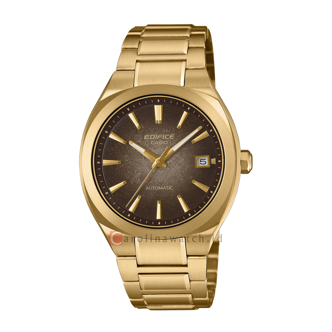 Jam Tangan Casio Edifice EFK-200DG-5A Men Electroformed textured Dial Gold Solid stainless steel Band