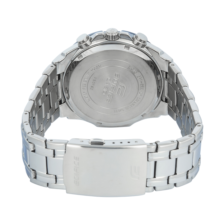 Jam Tangan Casio Edifice Standard Chronograph EFR-539DE-8A Men Grey Dial Stainless Steel Band