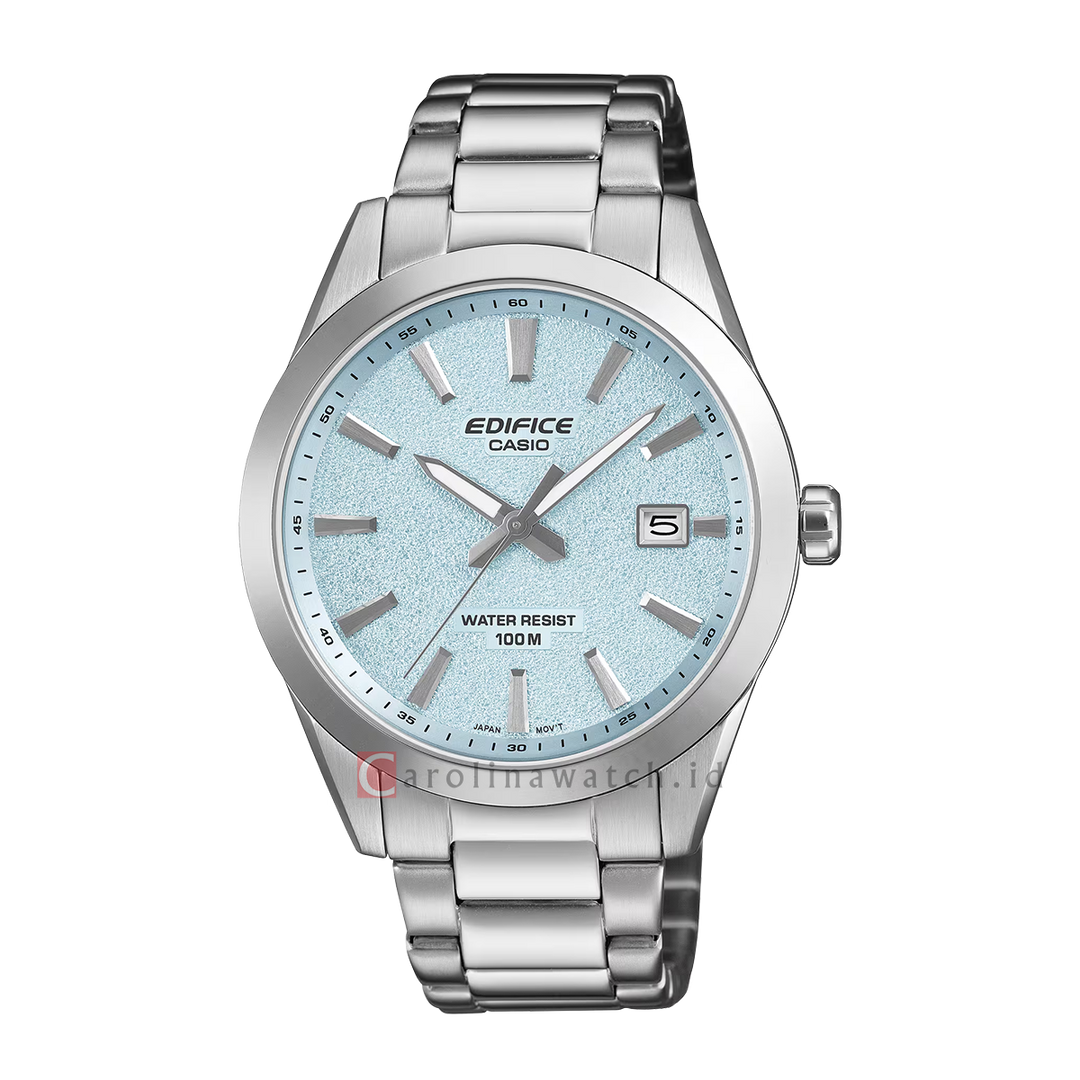 Jam Tangan Casio Edifice EFV-160D-2B Men Analog Dial Stainless Steel Band