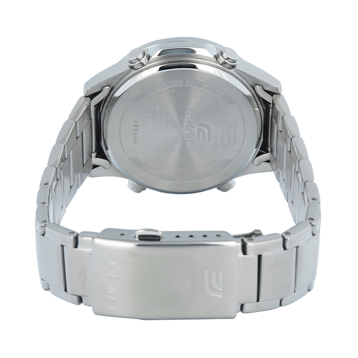 Jam Tangan Casio Edifice EFV-C120D-1A4 Men Black Digital Analog Dial Stainless Steel Band