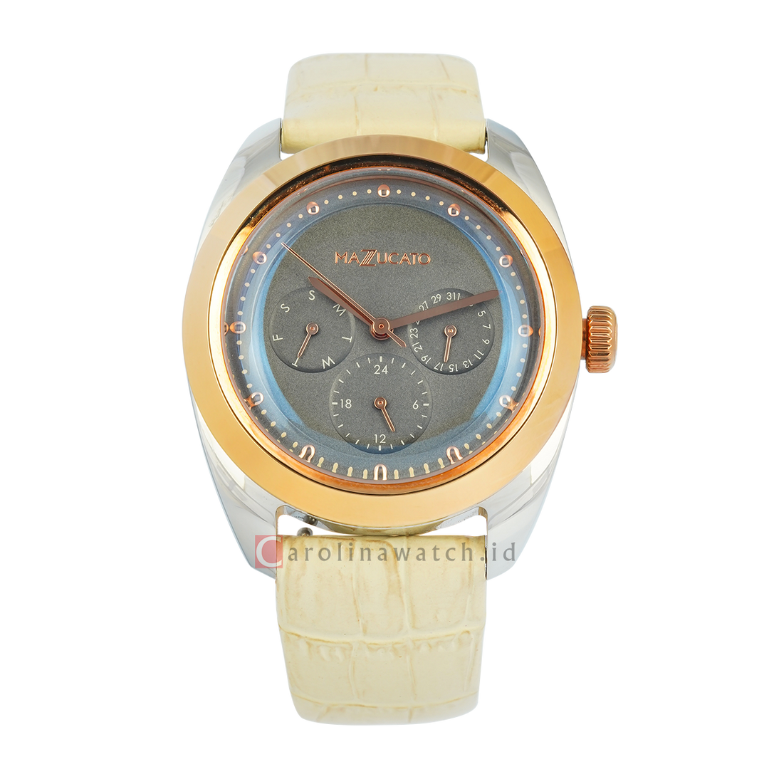 Jam Tangan Mazzucato EGO4LFV3 Women Analog Dial Leather Strap