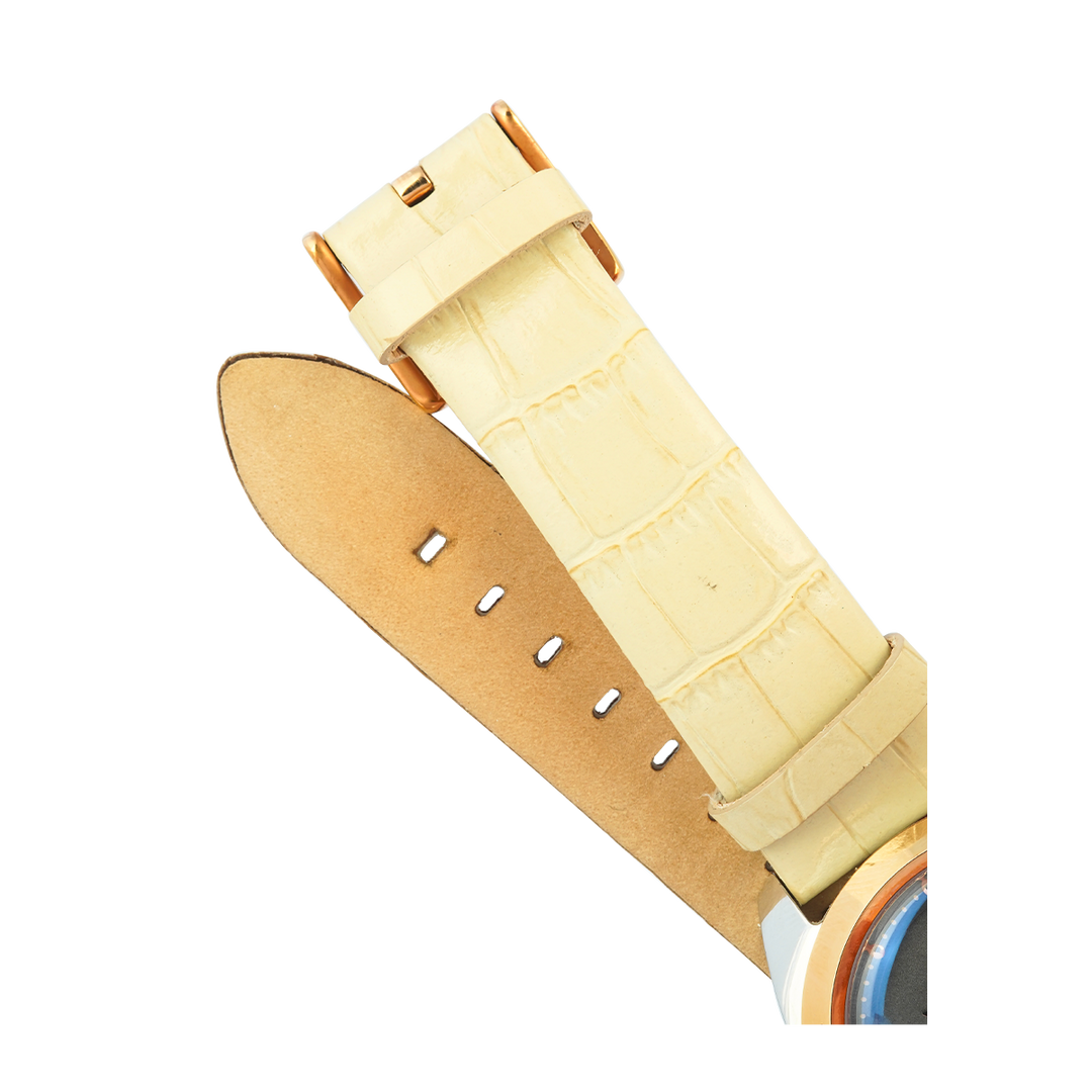 Jam Tangan Mazzucato EGO4LFV3 Women Analog Dial Leather Strap