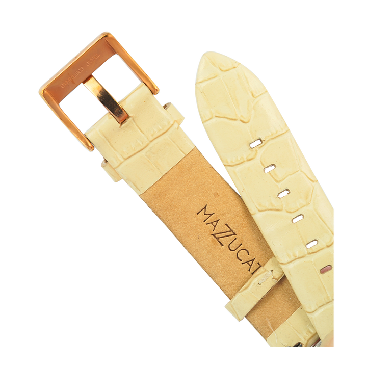 Jam Tangan Mazzucato EGO4LFV3 Women Analog Dial Leather Strap