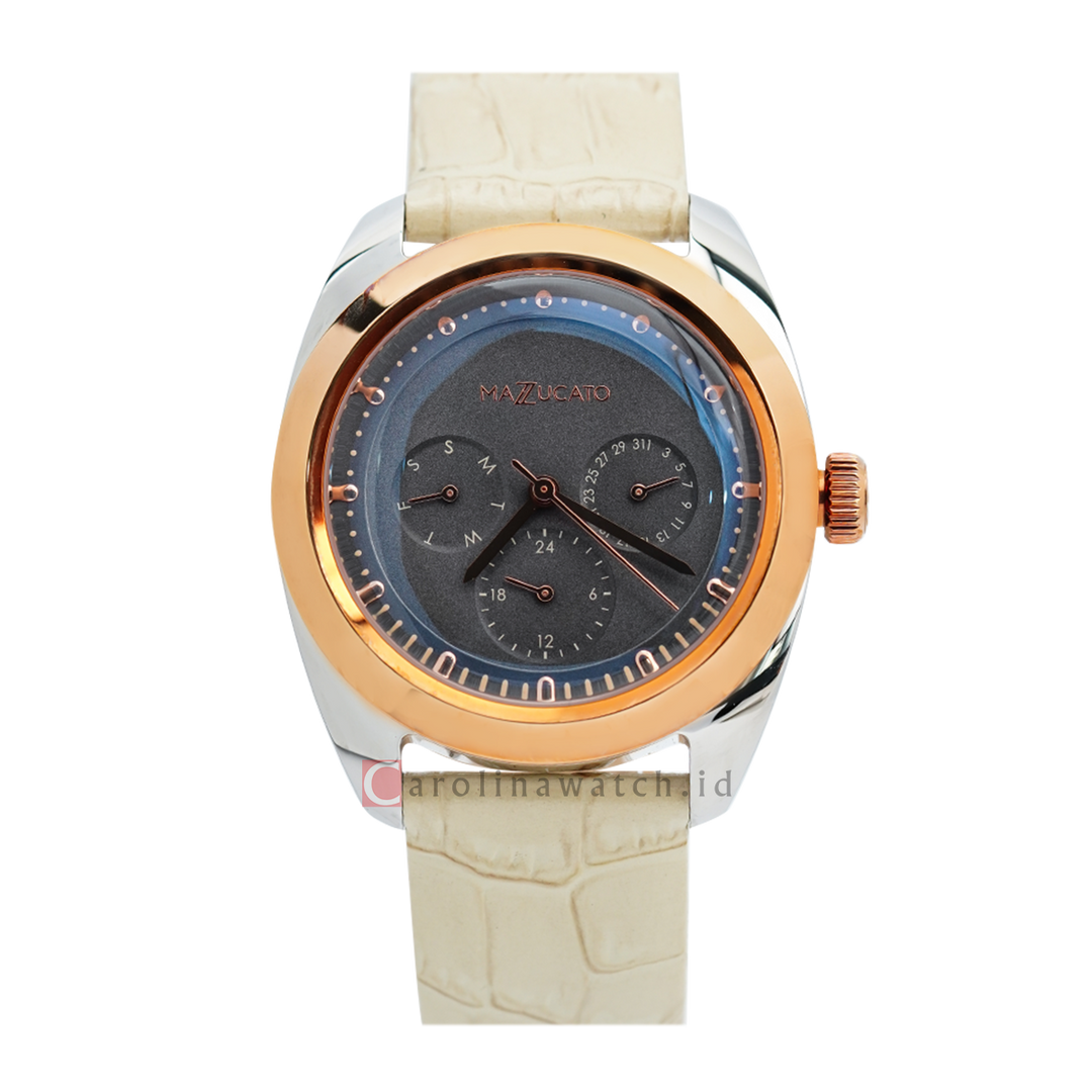 Jam Tangan Mazzucato EGO4LFV3 Women Analog Dial Leather Strap