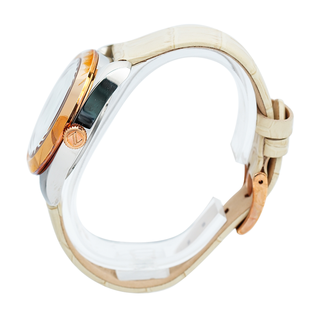 Jam Tangan Mazzucato EGO4LFV3 Women Analog Dial Leather Strap