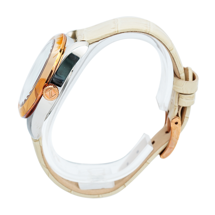 Jam Tangan Mazzucato EGO4LFV3 Women Analog Dial Leather Strap