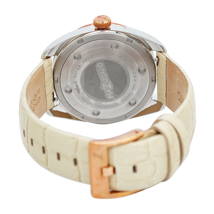 Jam Tangan Mazzucato EGO4LFV3 Women Analog Dial Leather Strap
