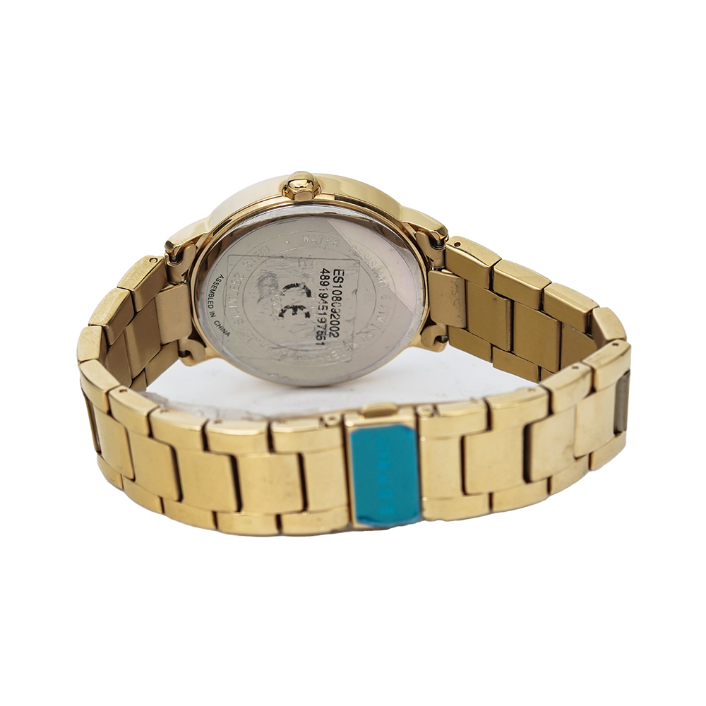 Jam Tangan ESPRIT ES108092002 Women MOP Dial Gold Stainless Steel Strap