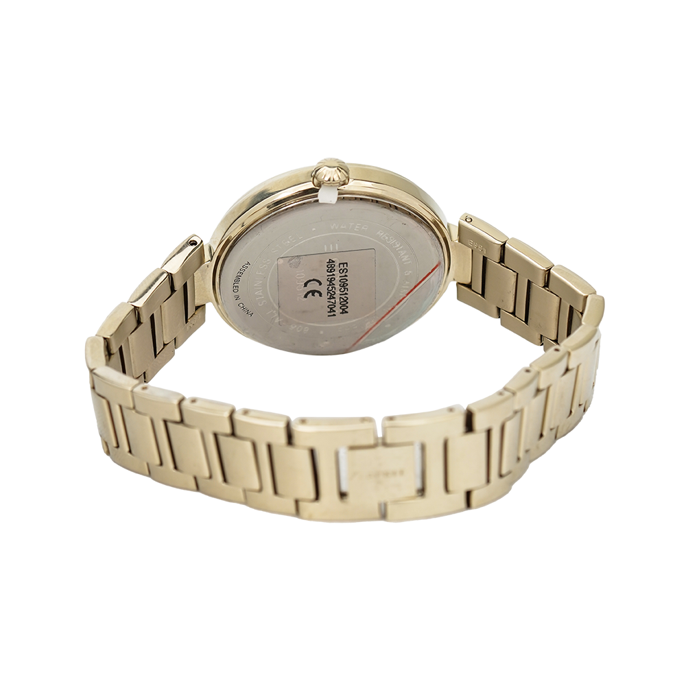 Jam Tangan ESPRIT ES109512004 Women Silver Dial Gold Stainless Steel Strap