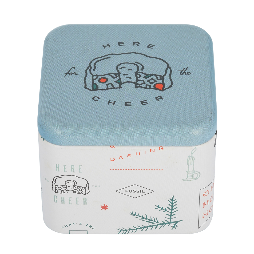 Jam Tangan Fossil Riley ES3204 Multifunction Women Silver Dial Dual Tone Stainless Steel Strap