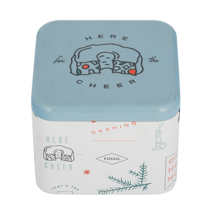 Jam Tangan Fossil Riley ES3204 Multifunction Women Silver Dial Dual Tone Stainless Steel Strap