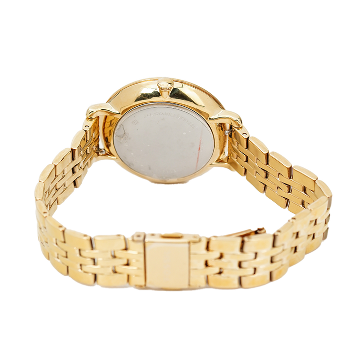 Jam Tangan Fossil Jacqueline ES3434 Women Champagne Dial Gold Stainless Steel Strap